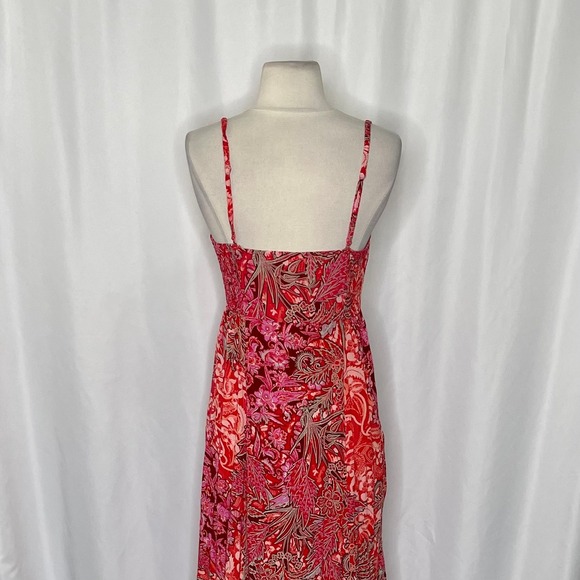 FREE PEOPLE Intimately Forever Yours Smocked Slip Dress Maxi Floral‎ Medium - Picture 12 of 16